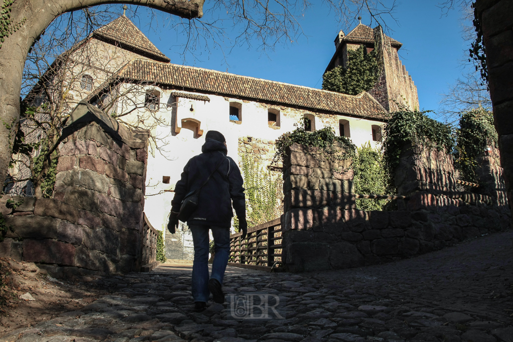 Auf Schloss Runkelstein bei Bozen