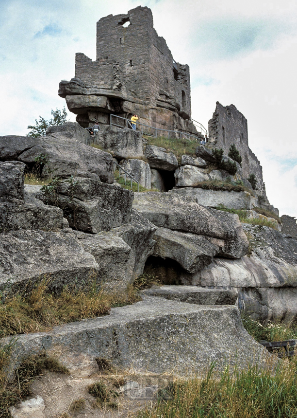 Burgruine in Flössenbürg