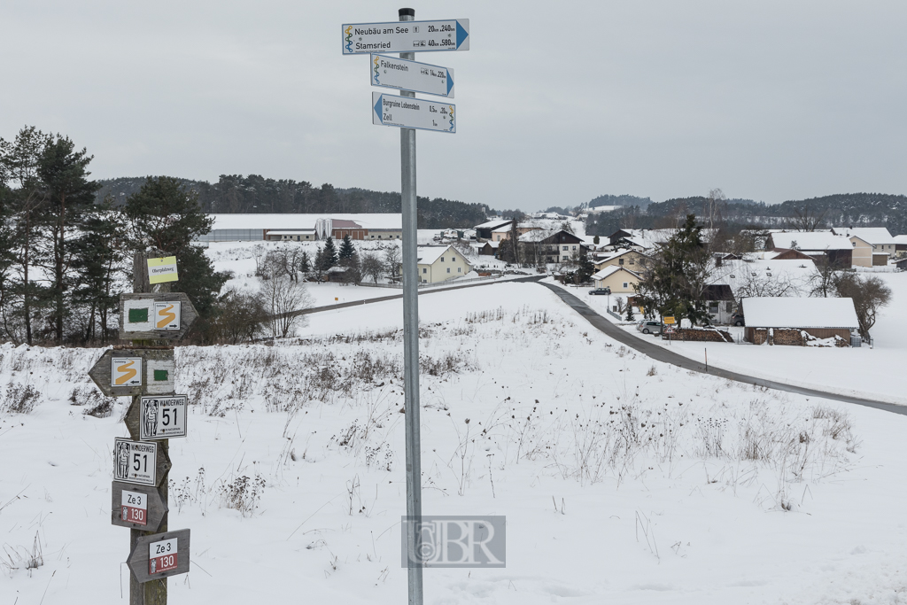 Burgruine Lobenstein im winter