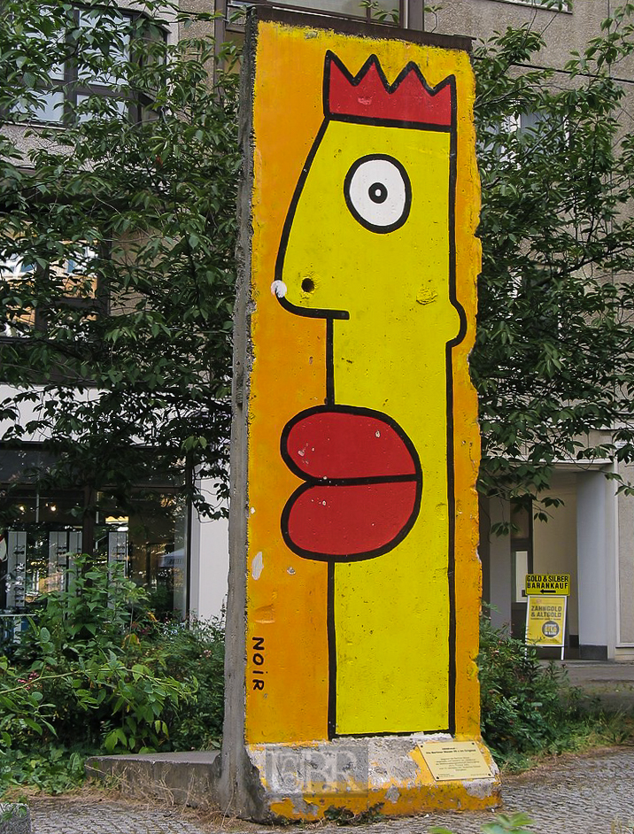 Ein Stück der 'historischen' Berliner Mauer