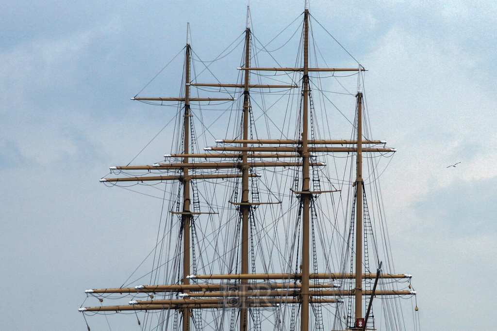 Blick auf die 'Passat' in Travemünde