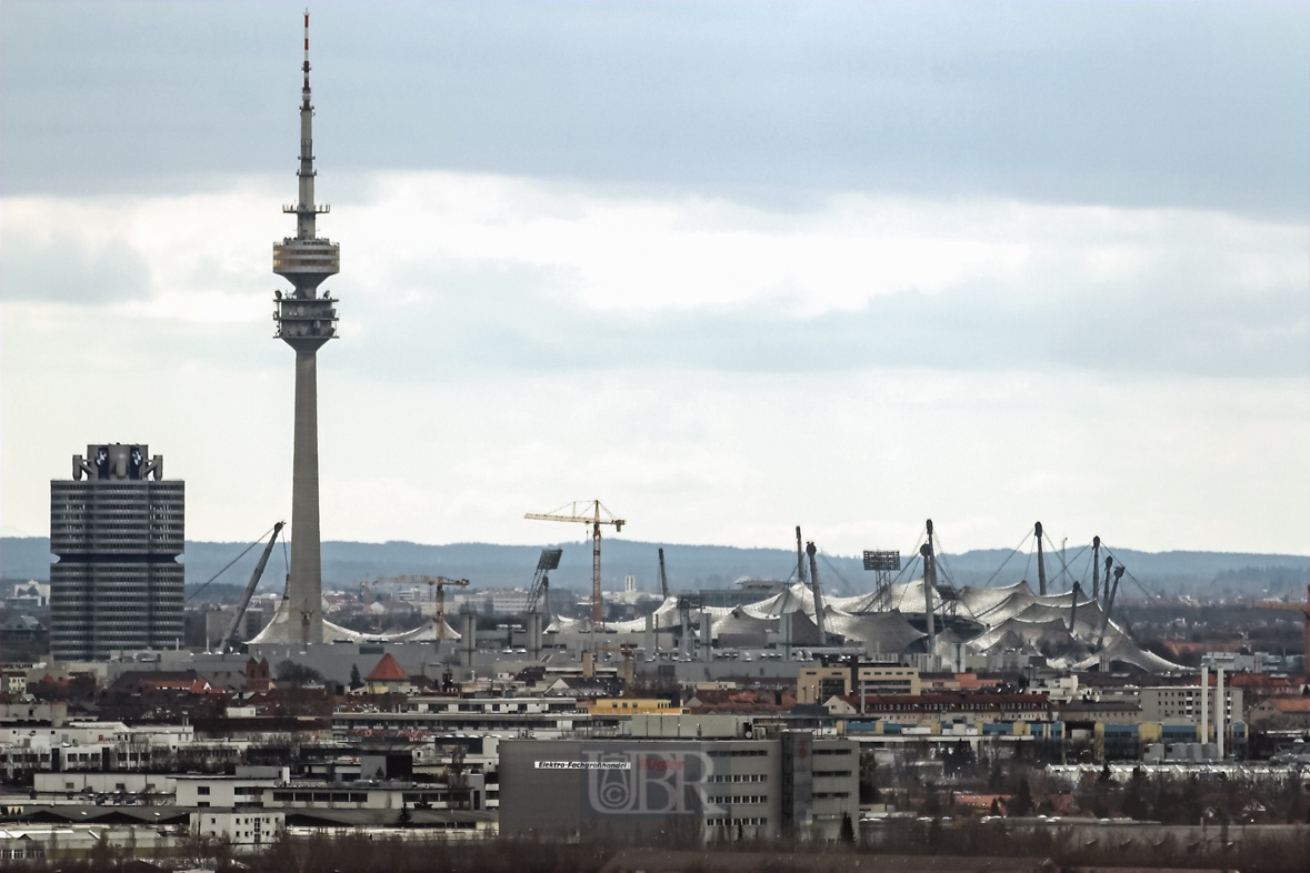 BMW Hochhaus, Fernsehturm, Olympiastadion