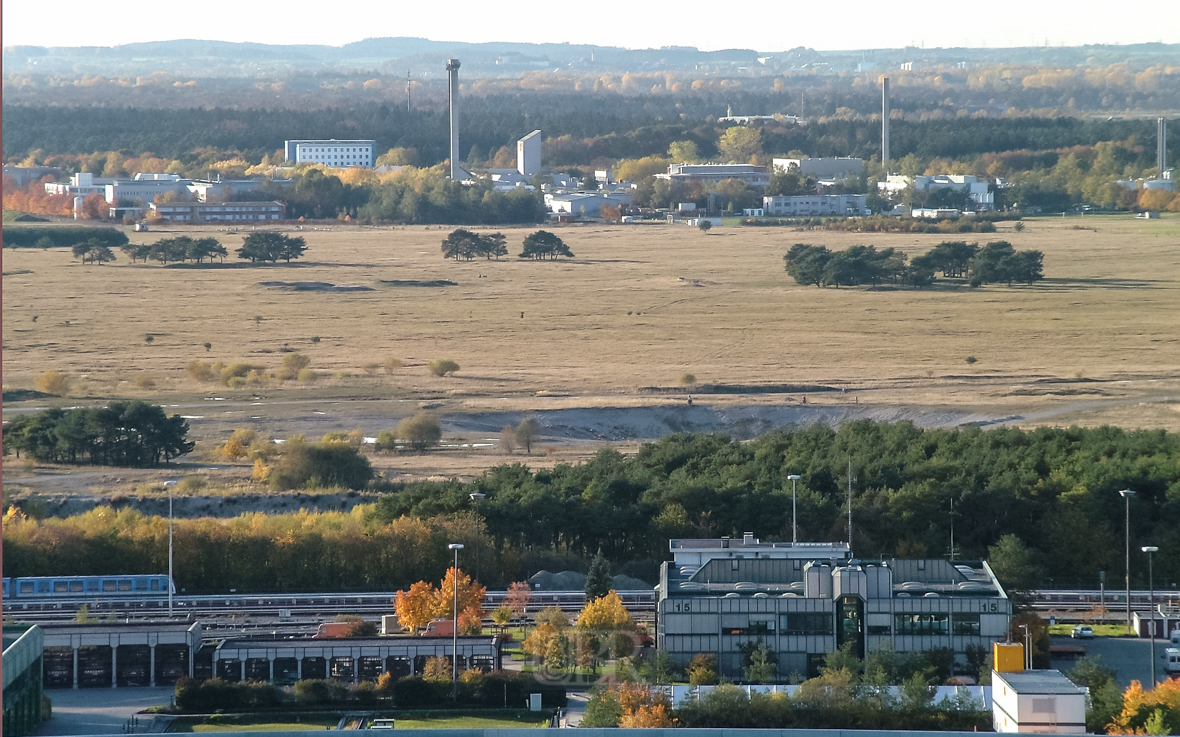 Vom Müllberg nach Westen und Norden geblickt