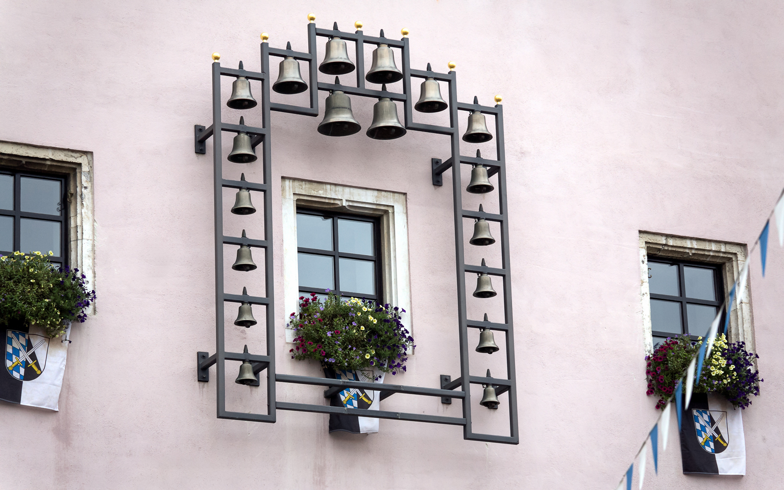 Im Innenstadtbereich von Abensberg