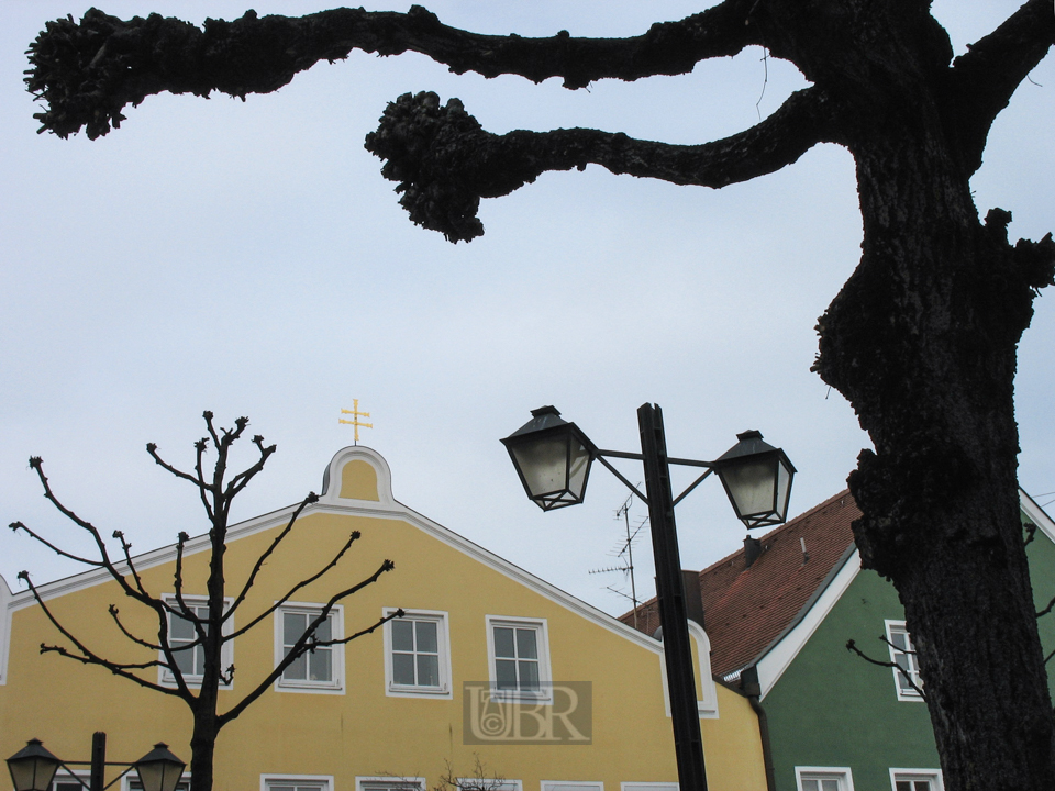 Fassade in der Langen Zeile