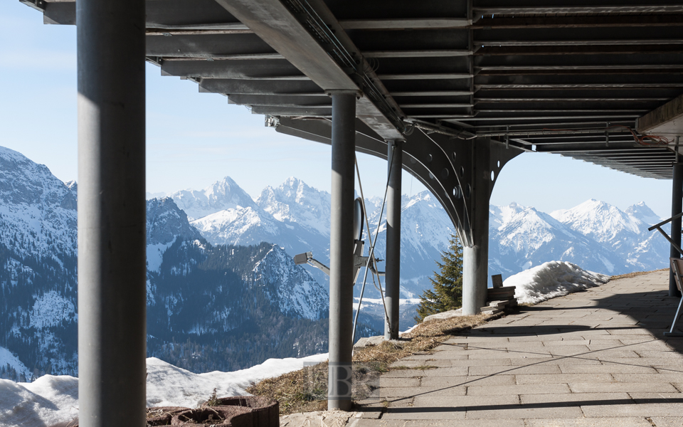 Bergstation der Tegelbergbahn bei Füssen