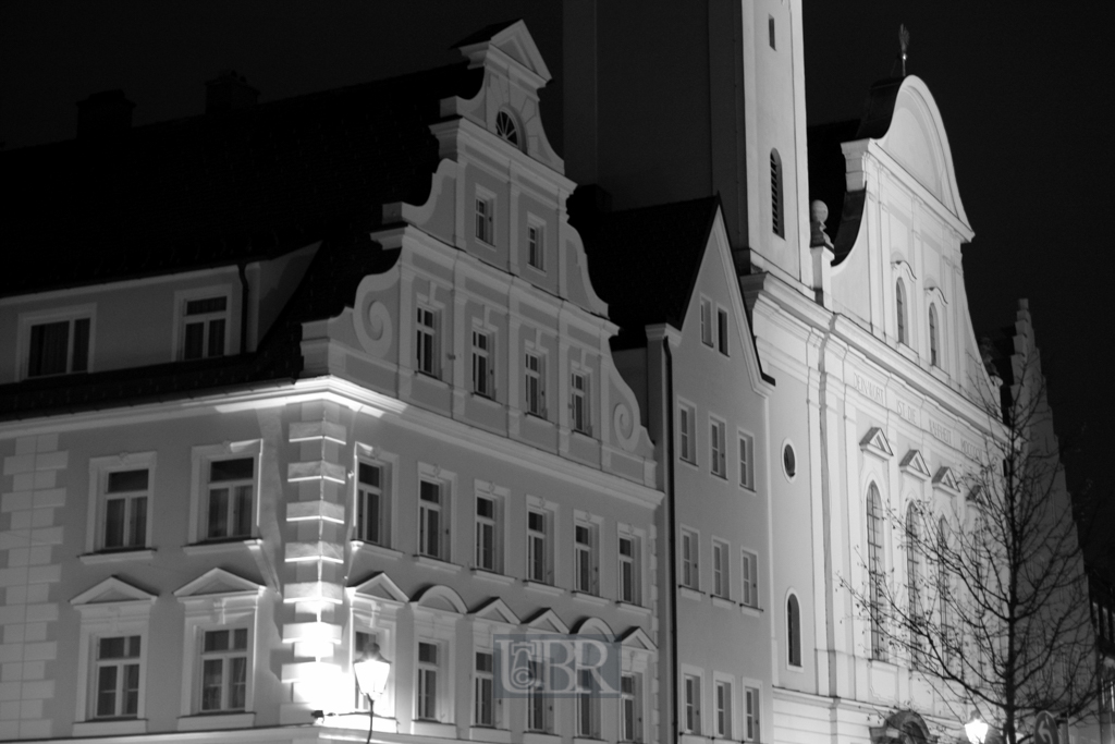 Varianten der Fassade am Franziskaner Kloster