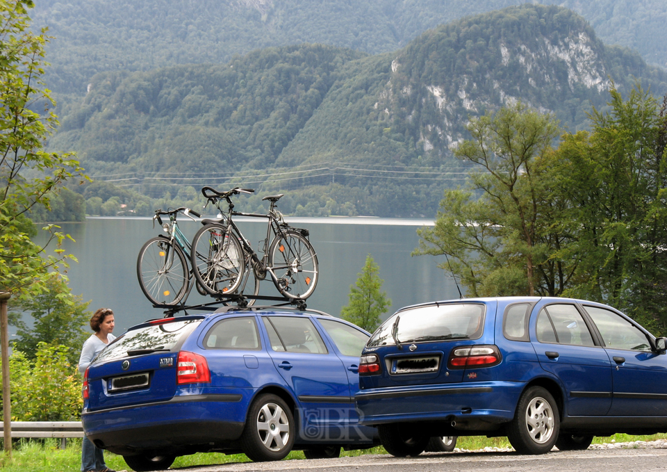 Räder festgezurrt und ab nach Hause