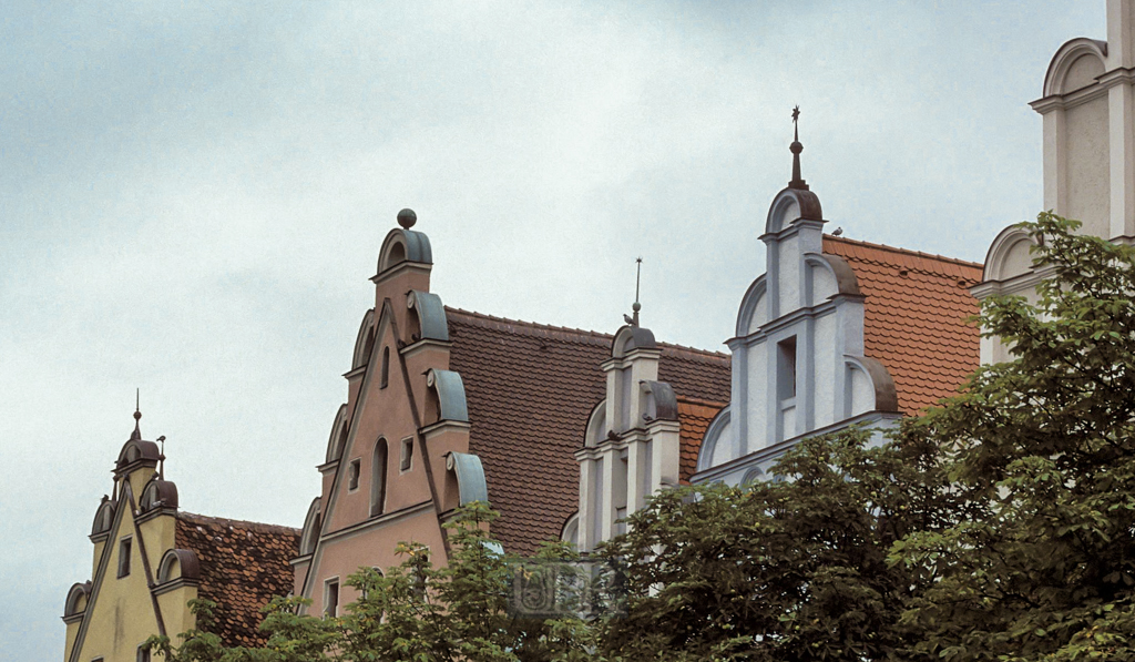 Häusergiebel in Weiden