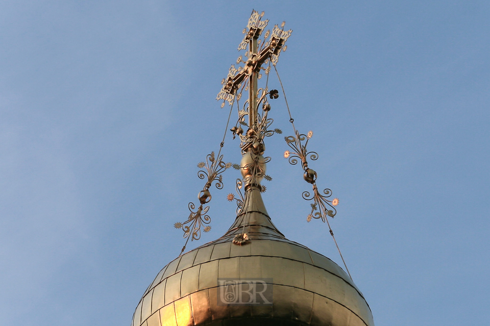 Türme der Russisch-Orthodoxen Kirche auf der Mathildenhöhe