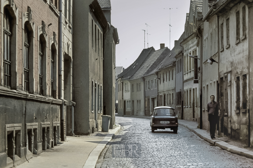 In der Kreisstadt Wurzen bei Leipzig, DDR