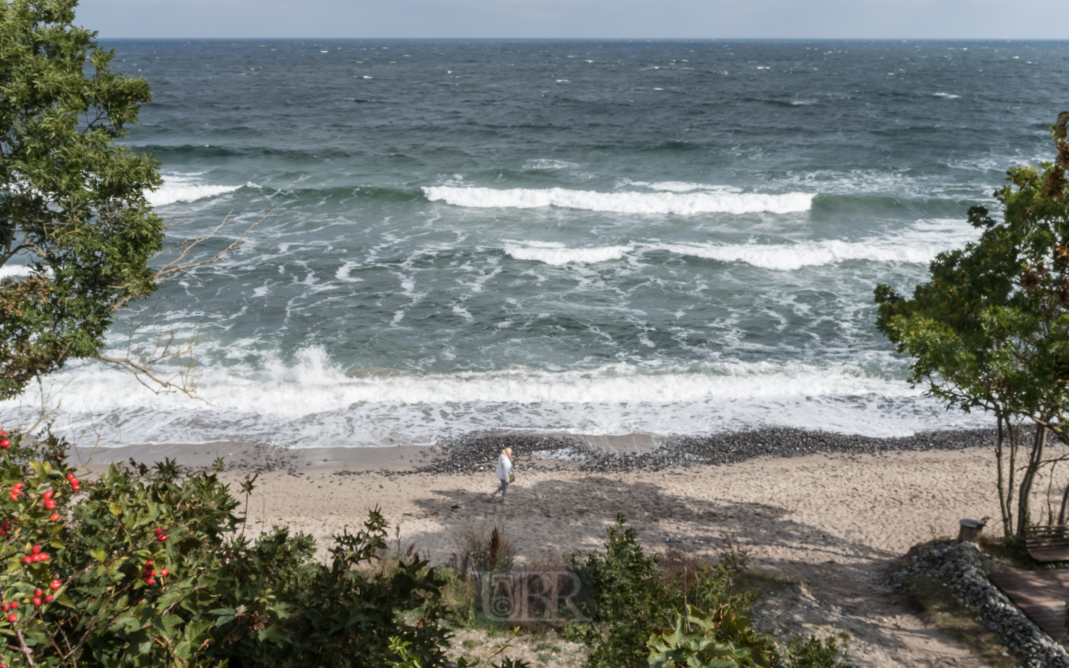 Wellengang am Kap Arkona - die Ostsee zeigt Zähne