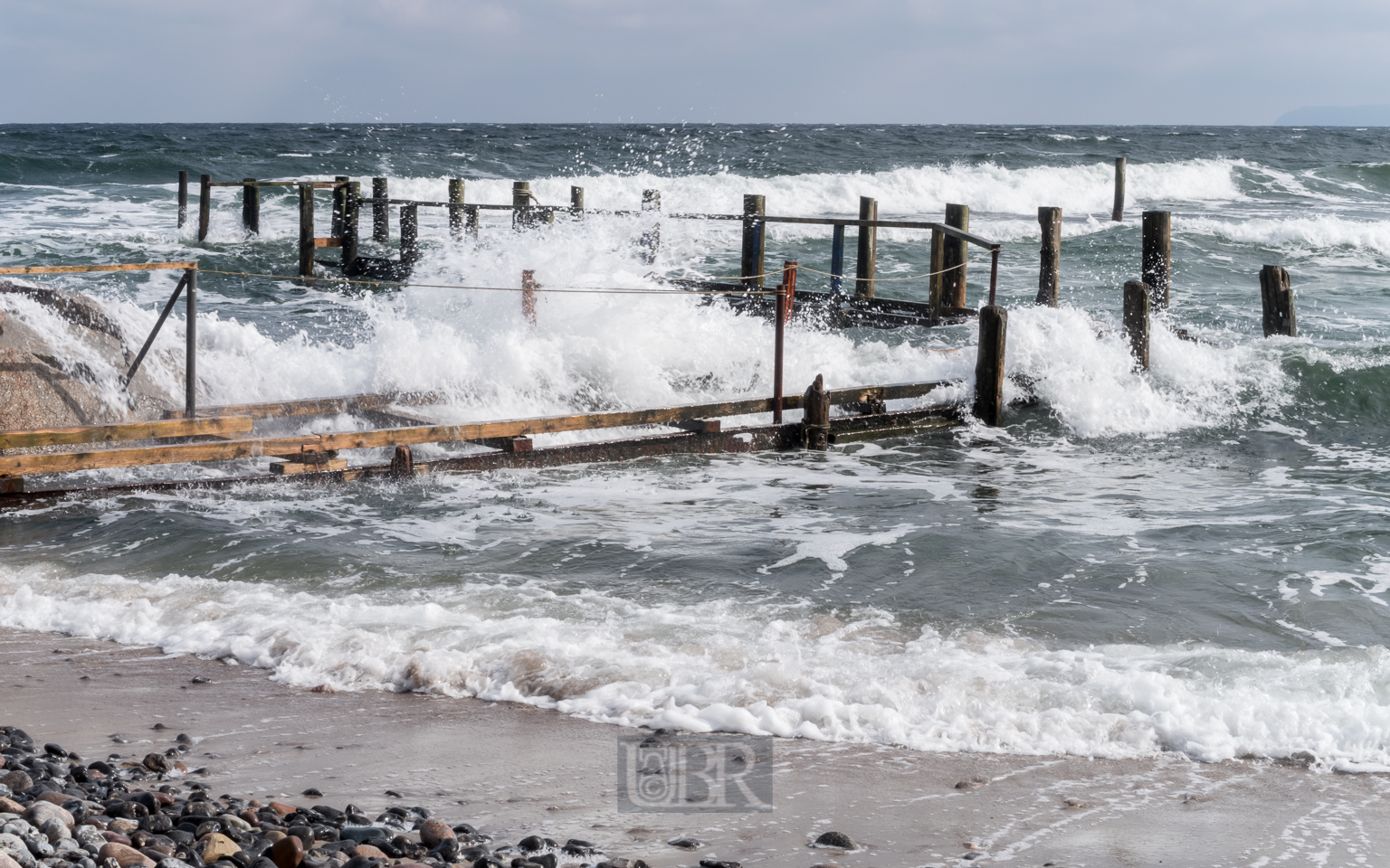 Wellengang am Kap Arkona - die Ostsee zeigt Zähne