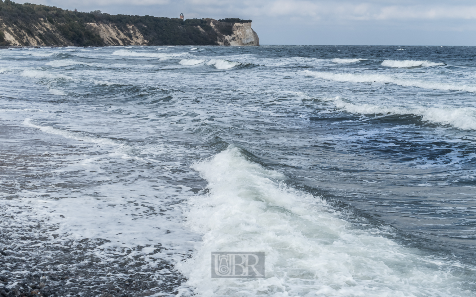 Wellengang am Kap Arkona - die Ostsee zeigt Zähne