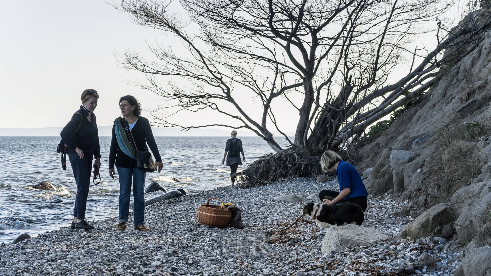 Endlich gefunden: Strand mit Kreidefelsen - nördlich von Sassnitz