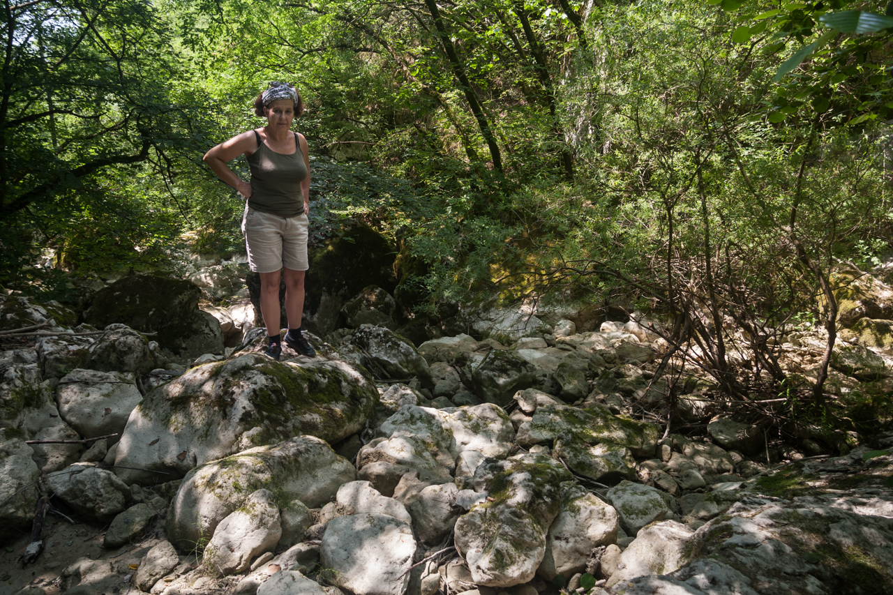 Ein Spaziergang in der 'Draga-Schlucht' bei Buzet