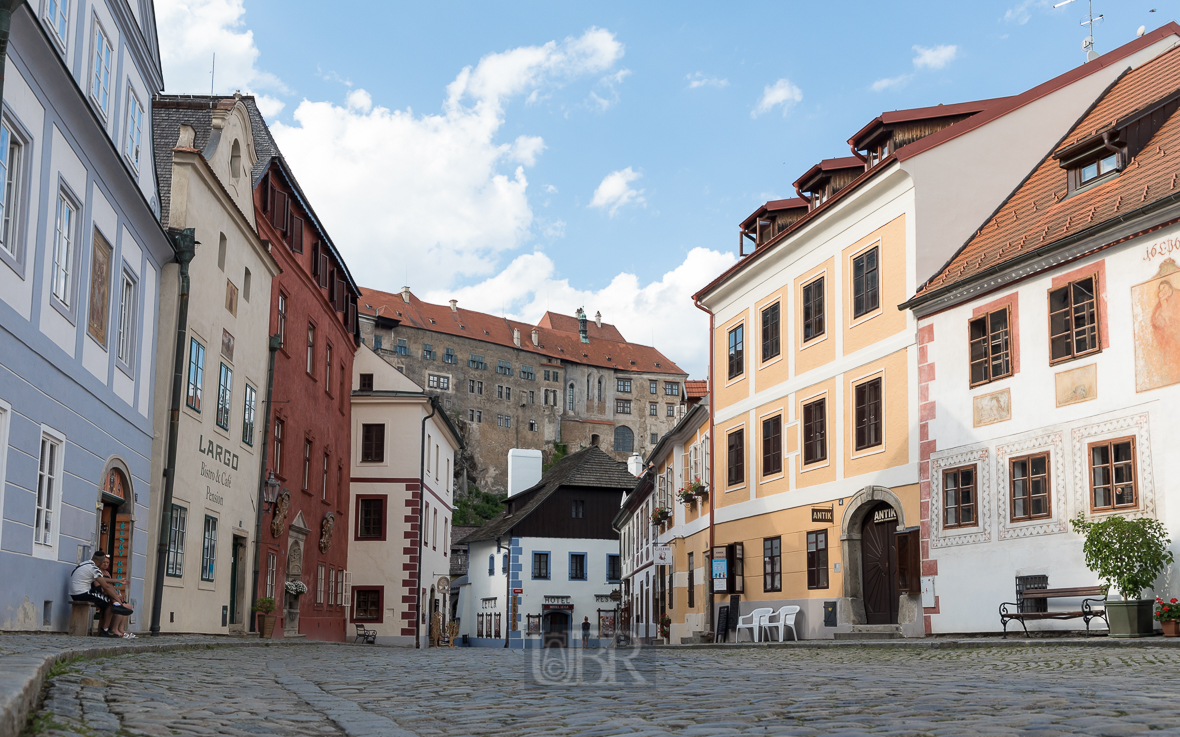 In der Innenstadt Cesky Krumlov