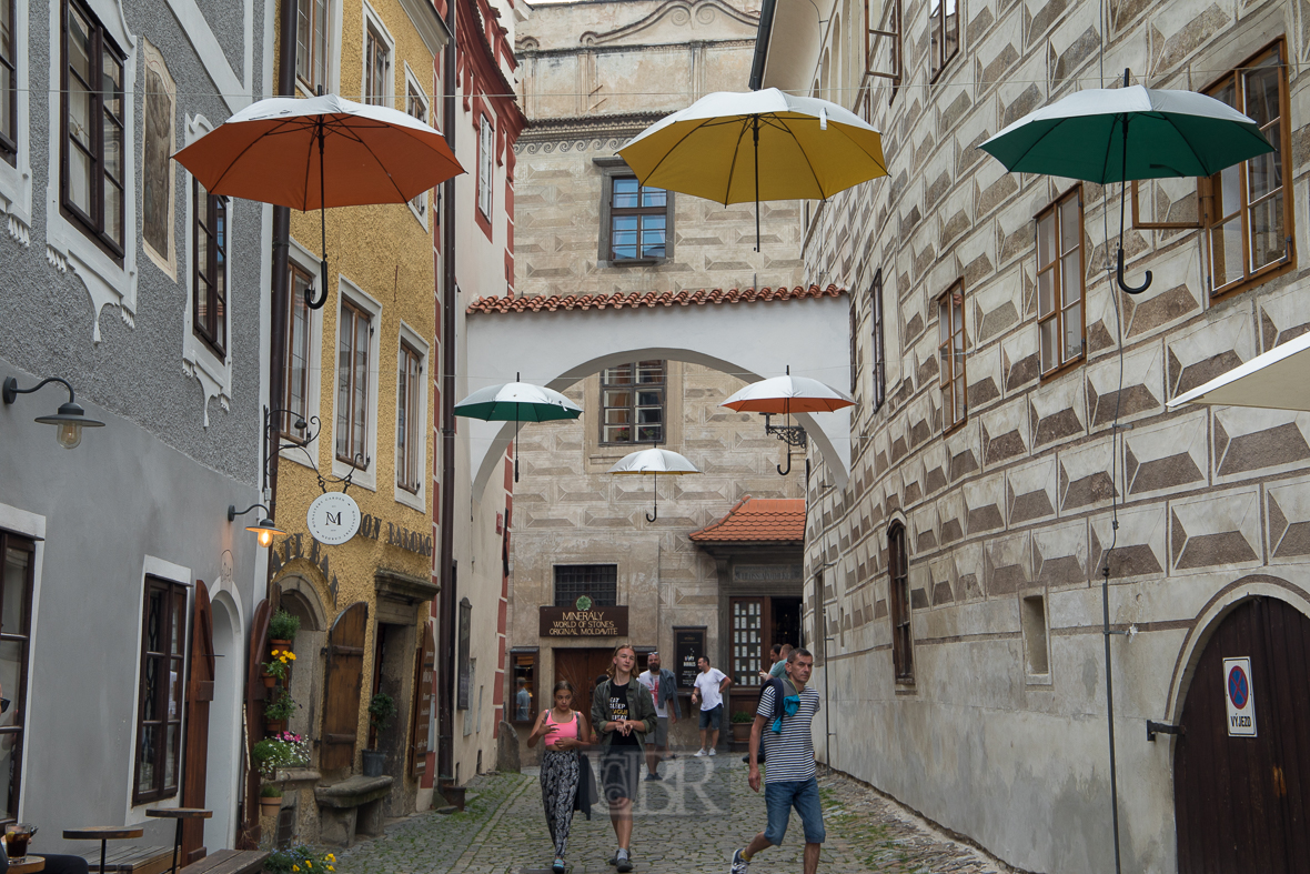 In der Innenstadt Cesky Krumlov