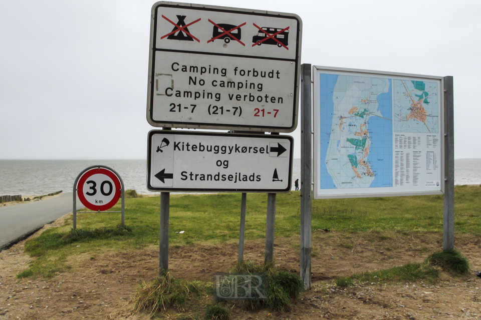 No Camping am Strand