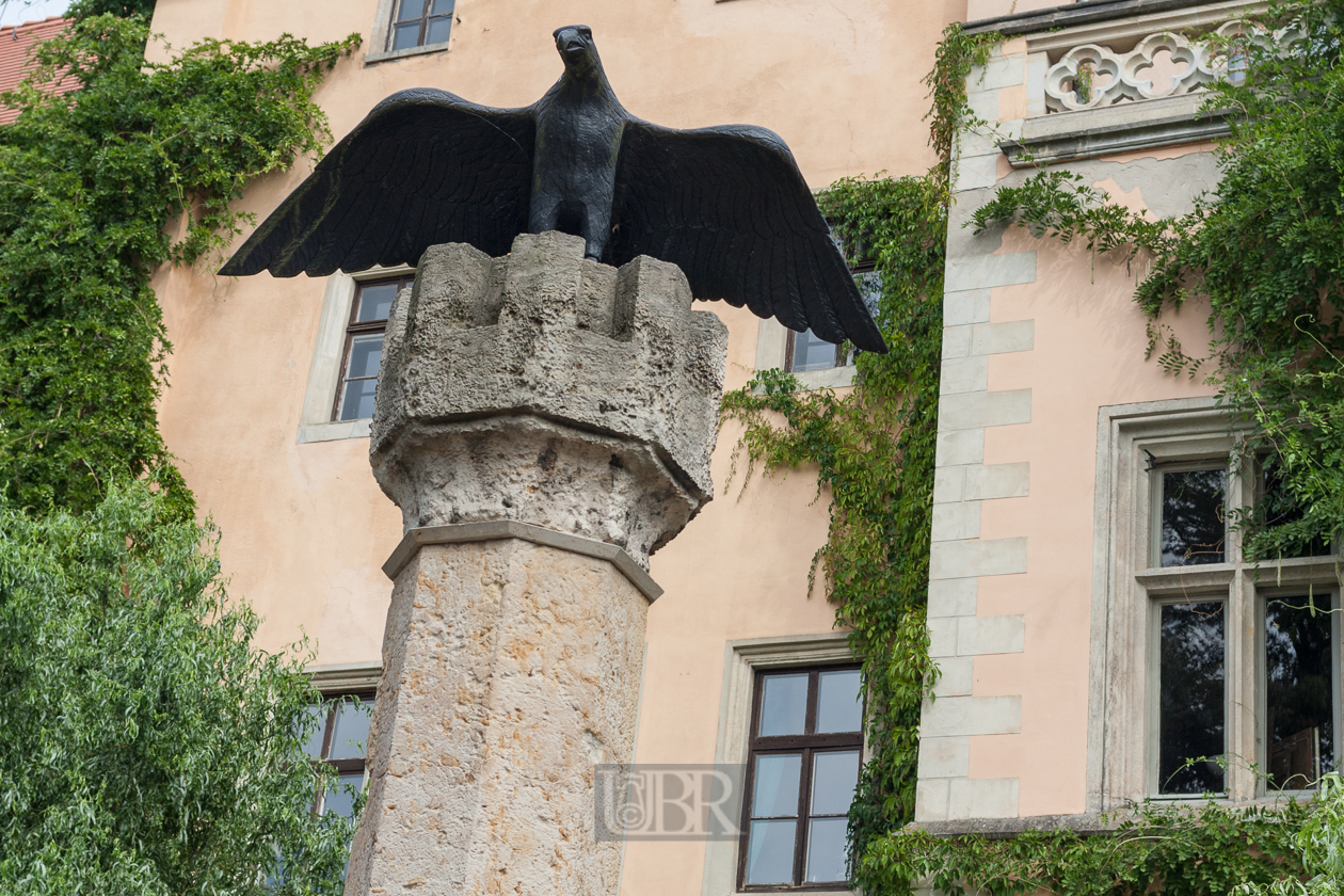 Auch der gusseiserne balkon wurde wiederhergestellt