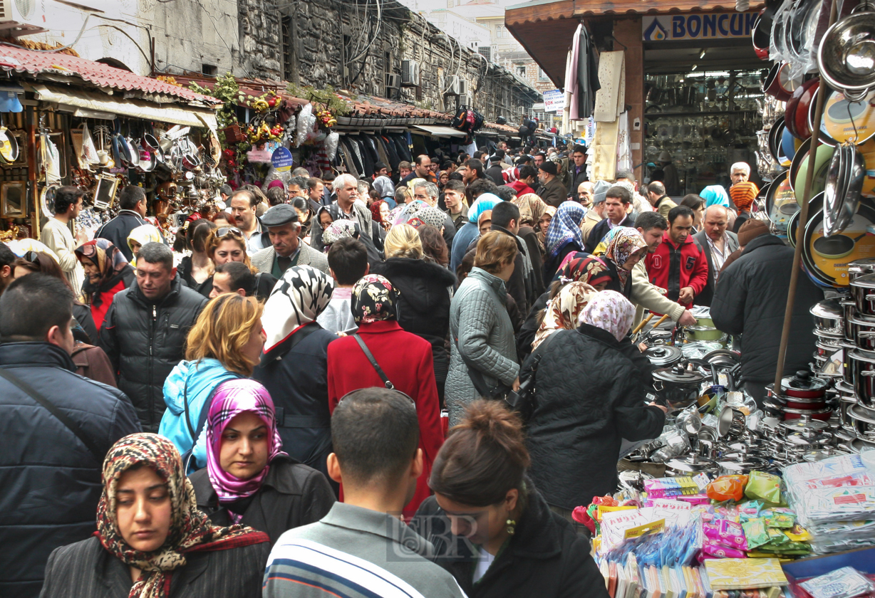 Szene auf dem 'Ägyptischen Markt'