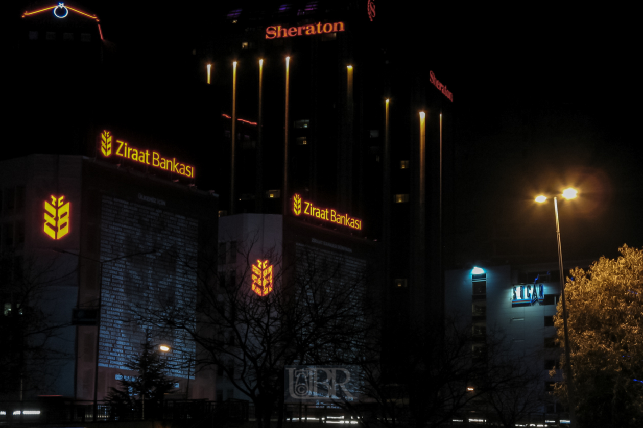 Banken und Hotels im Stadteil Maslak
