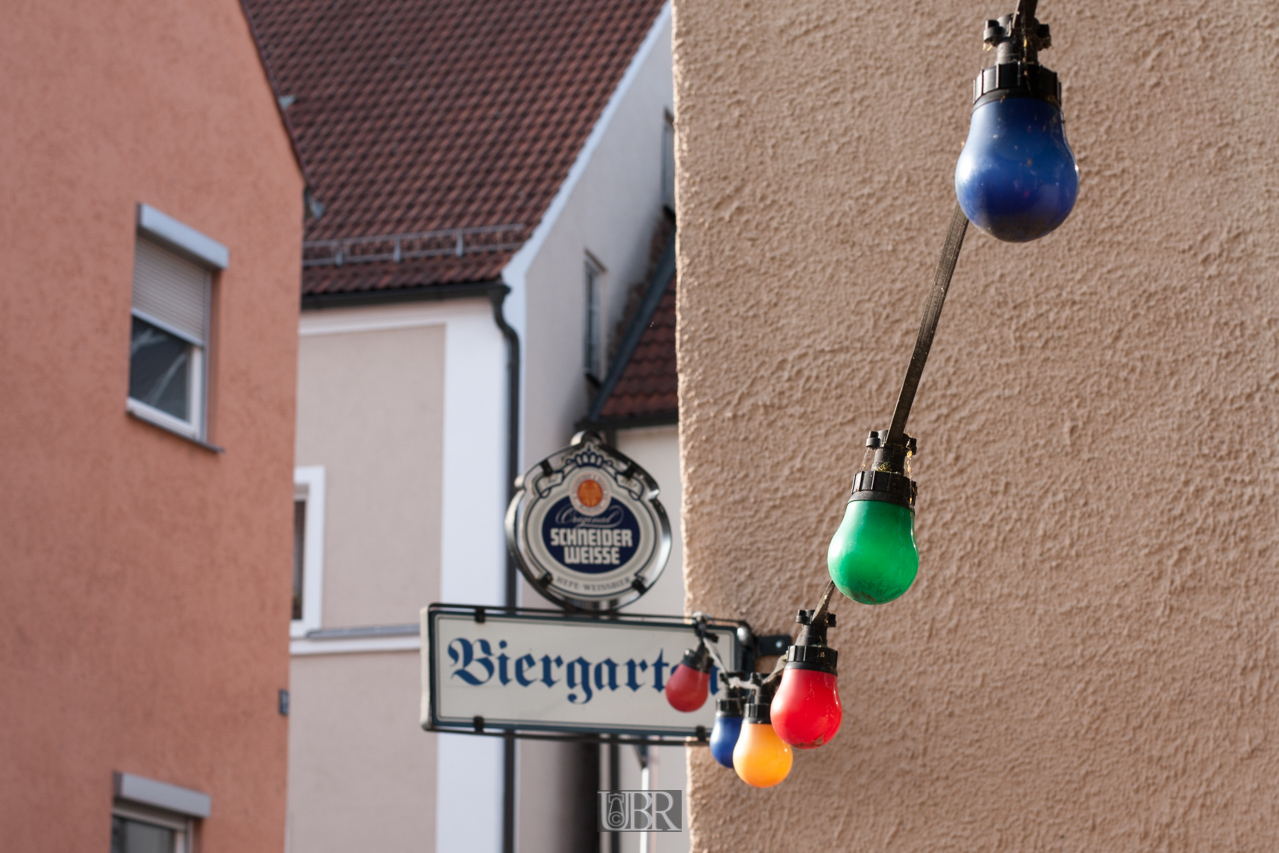 Biergarten im Hinterhof