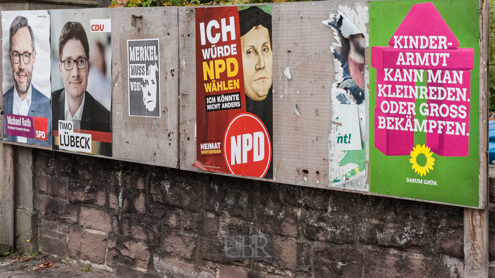 September 2017 - Wahlplakate