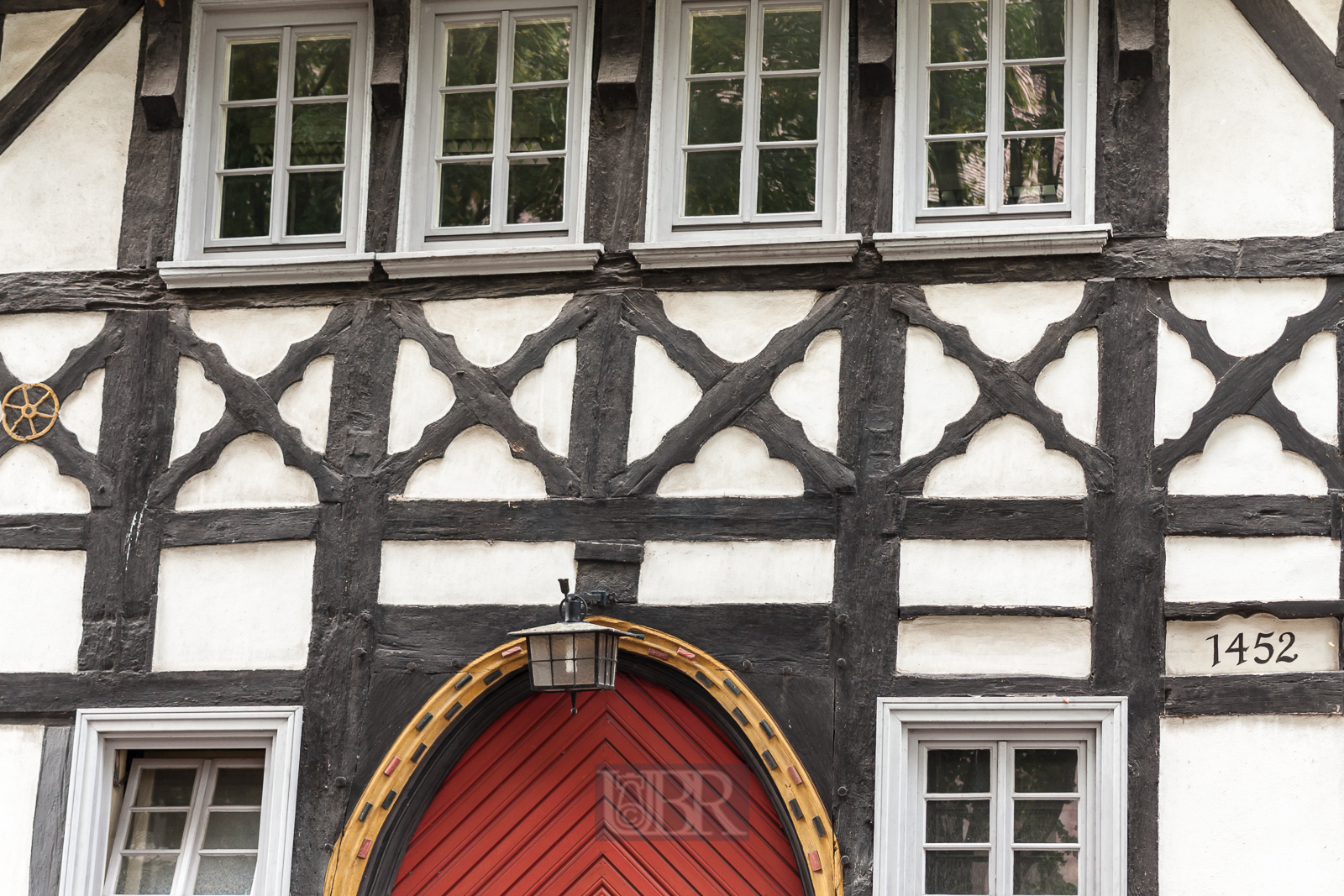 Bad Hersfeld - Fachwerk in der Altstadt - errichtet 1452