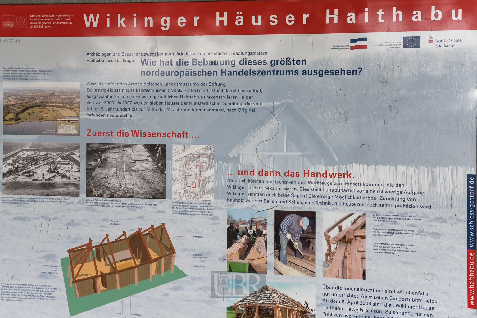 Haithabu - die Wikingersiedlung an der Schlei nahe Schleswig