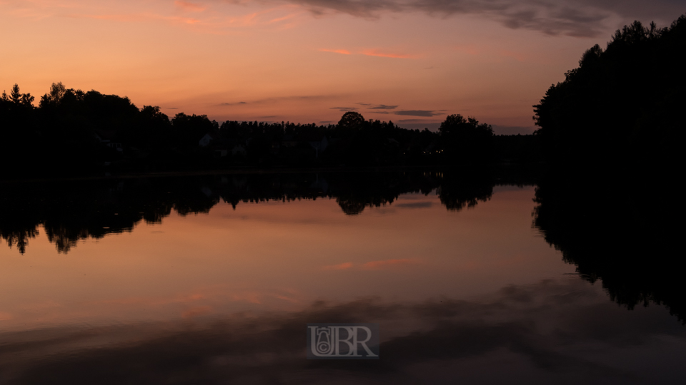 Sommerabendrotglühen