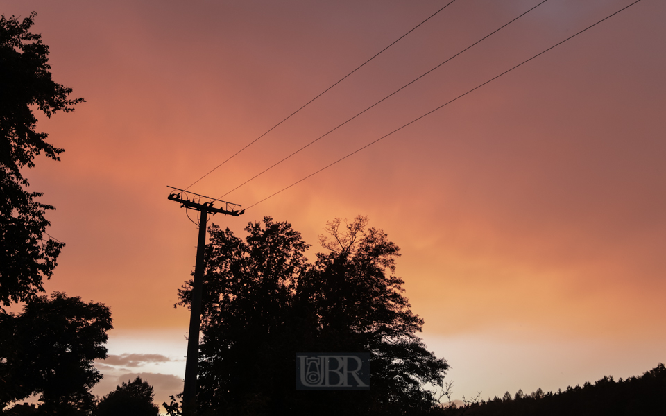 Sommerabendrotglühen