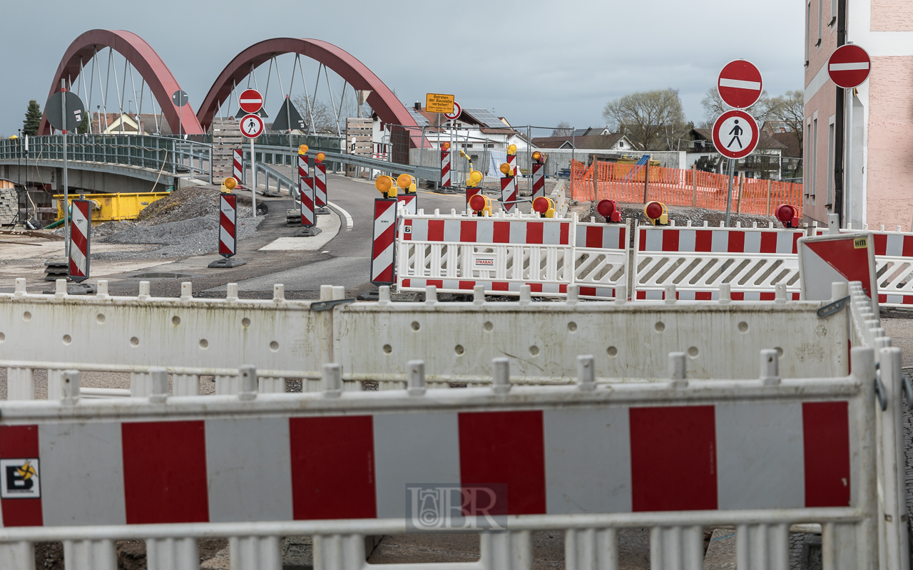 Regenbrücke Nittenau im Bau