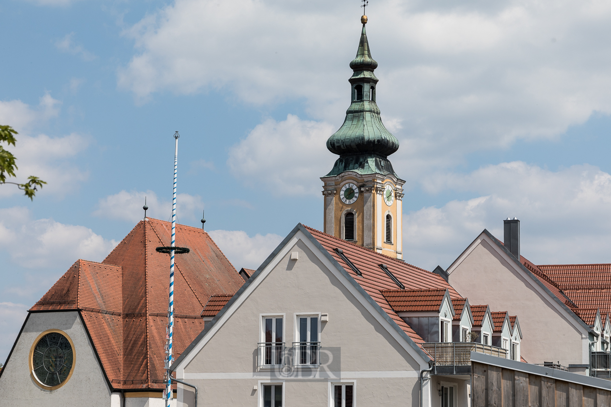 Nittenau - Am Burghof mit Kirchplatz