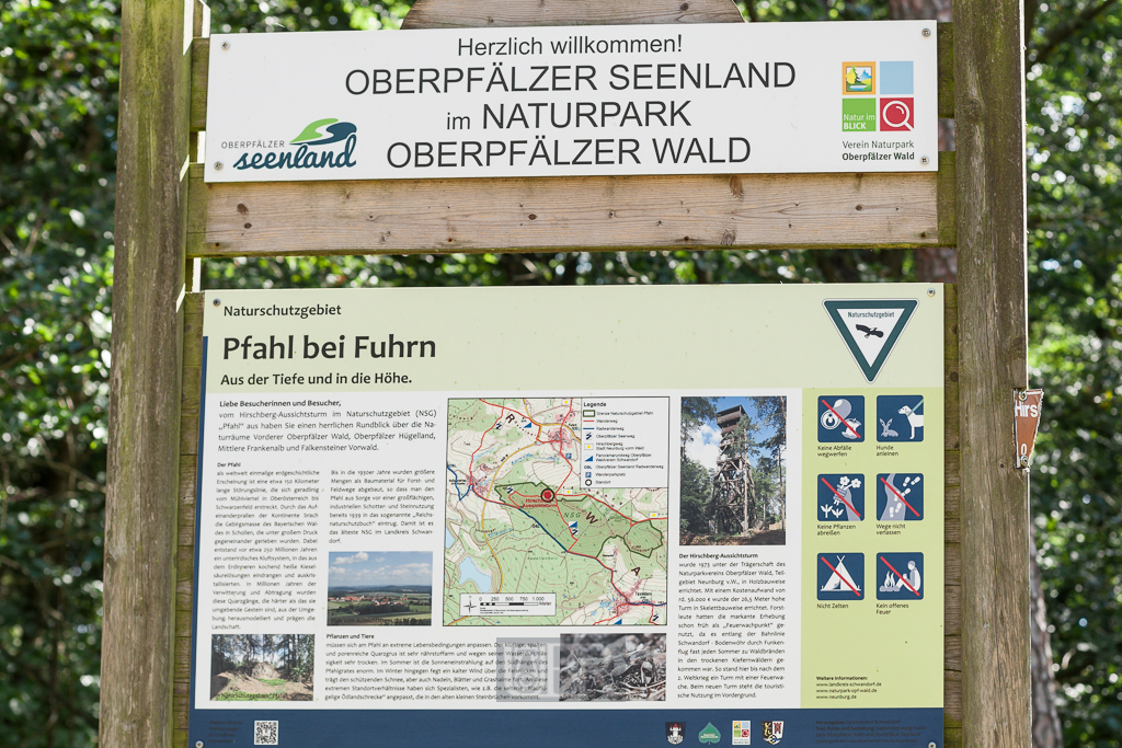 Orientirungshilfe im Oberpfälzer Wald