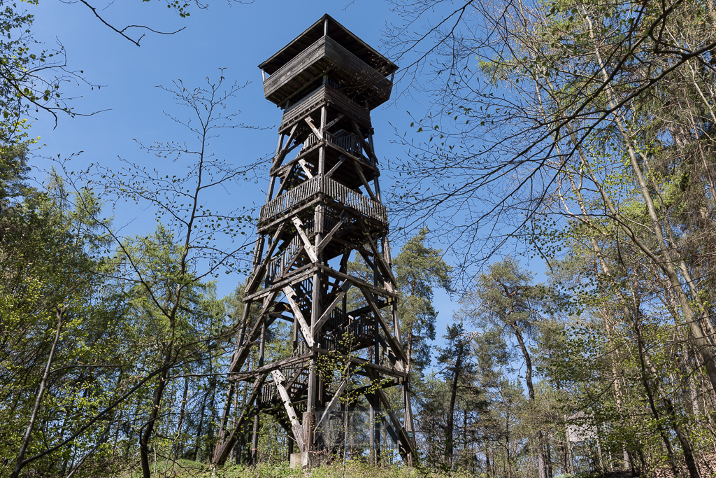 Aussichtsturm am "Pfahl" auf dem Hirschberg